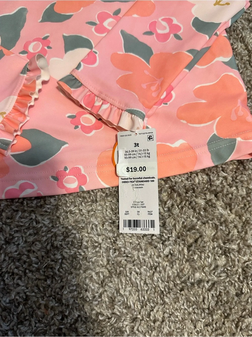 Carter’s Floral Swim Top